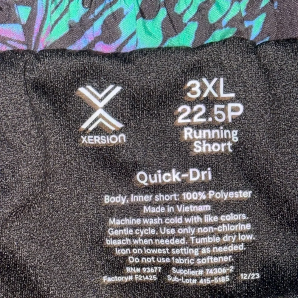 Girl’s Xersion Quick-Dri‎ Butterfly 2 piece set 3XL 22.5 Plus